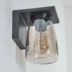 Applique murale d'extérieur Aquin Anthracite, 1 lumière