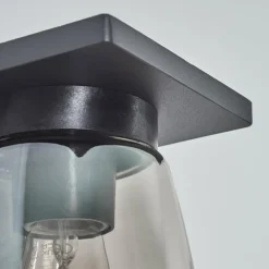 Applique murale d'extérieur Aquin Anthracite, 1 lumière