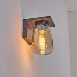 Applique murale d'extérieur Aquin Anthracite, 1 lumière