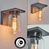 Applique murale d'extérieur Aquin Anthracite, 1 lumière
