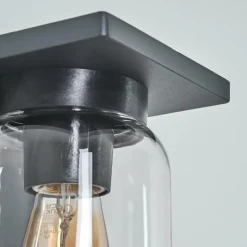 Applique murale d'extérieur Aquin Anthracite, 1 lumière