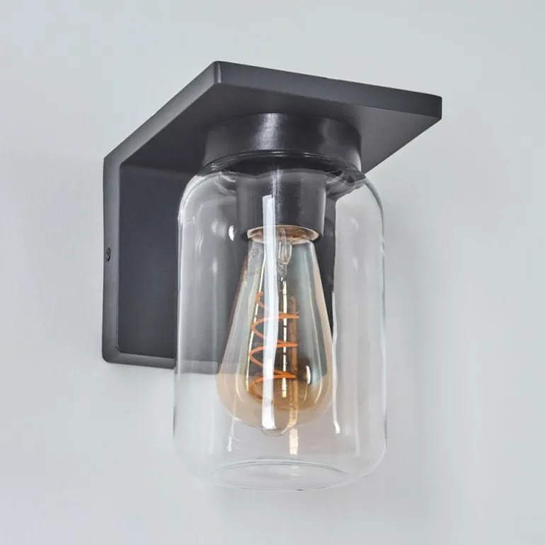 Applique murale d'extérieur Aquin Anthracite, 1 lumière