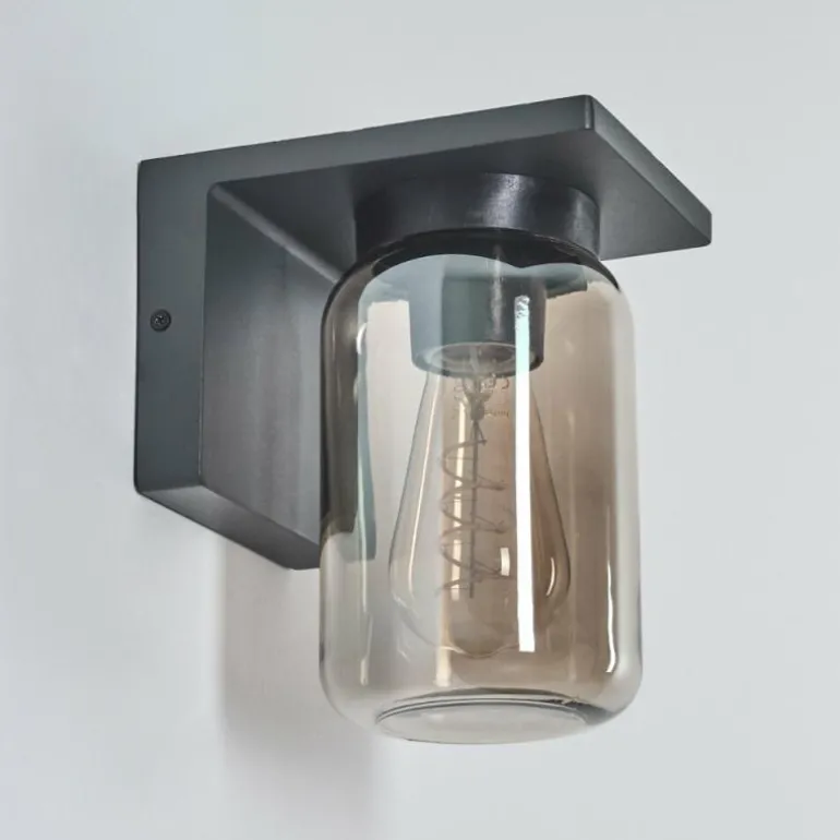 Applique murale d'extérieur Aquin Anthracite, 1 lumière