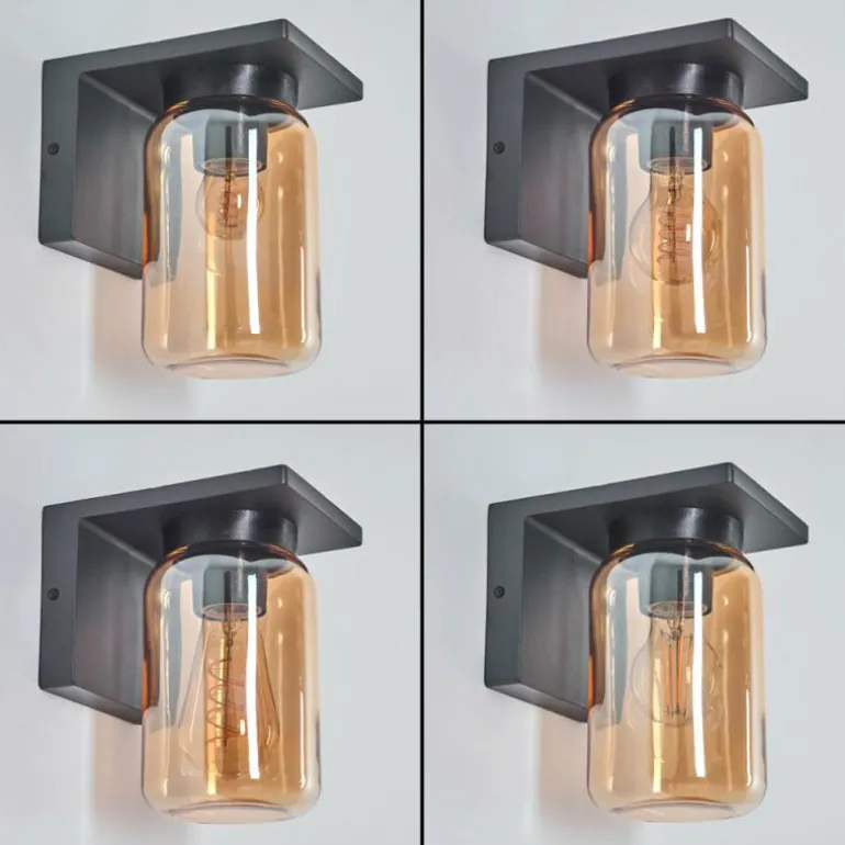 Applique murale d'extérieur Aquin Anthracite, 1 lumière