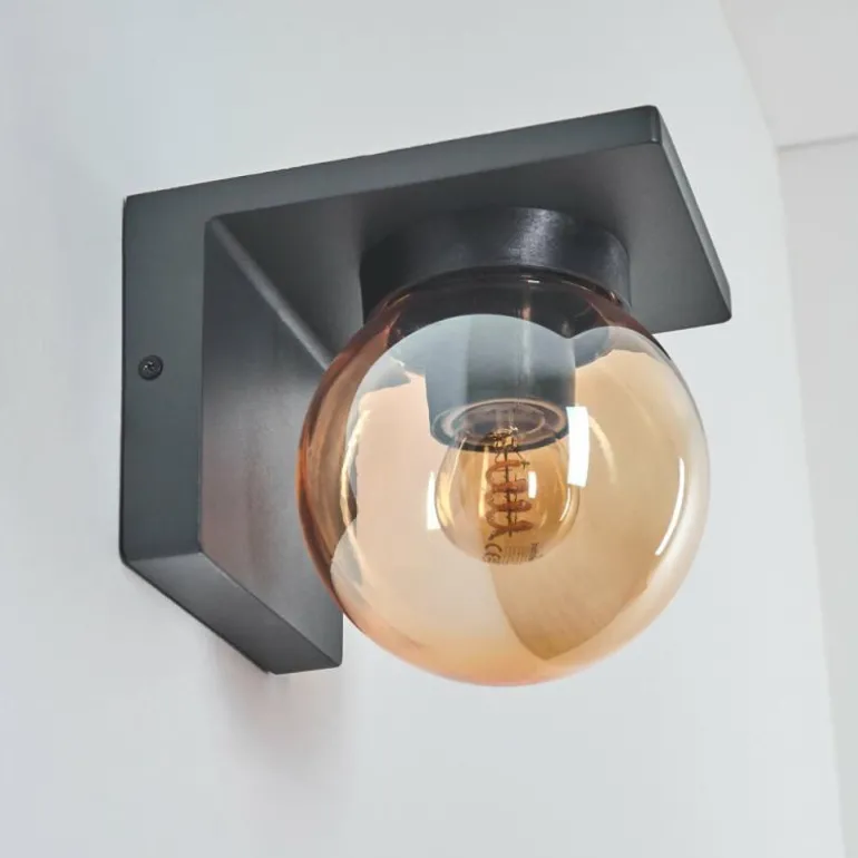 Applique murale d'extérieur Aquin Anthracite, 1 lumière