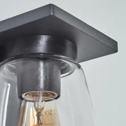 Applique murale d'extérieur Aquin Anthracite, 1 lumière