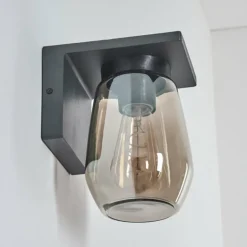 Applique murale d'extérieur Aquin Anthracite, 1 lumière