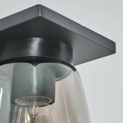 Applique murale d'extérieur Aquin Anthracite, 1 lumière