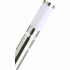 Applique murale d'extérieur Brilliant Bole Acier inoxydable, 1 lumière, Détecteur de mouvement