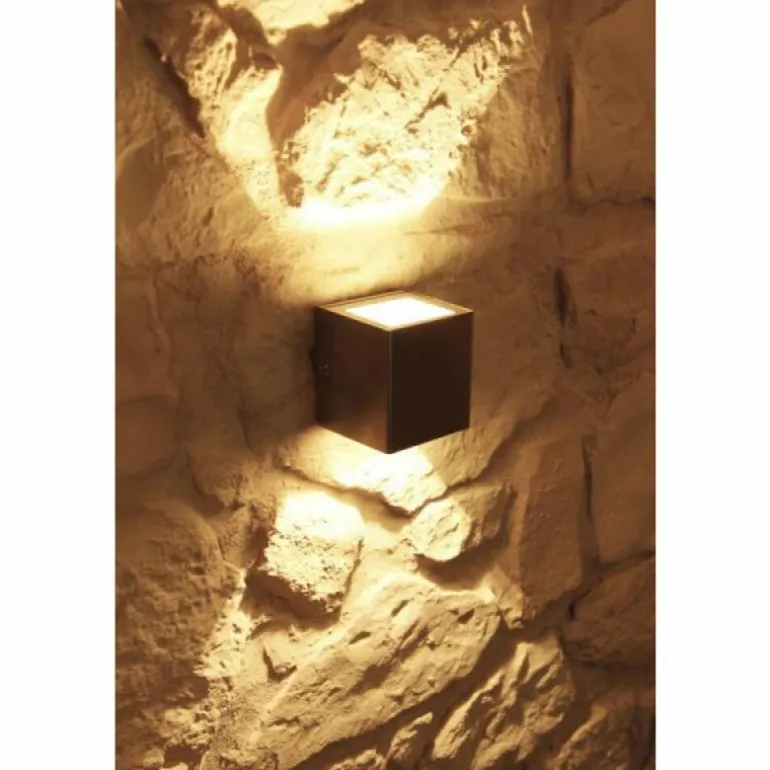 Applique murale d'extérieur LCD Acier inoxydable, 1 lumière