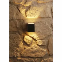 Applique murale d'extérieur LCD Acier inoxydable, 1 lumière