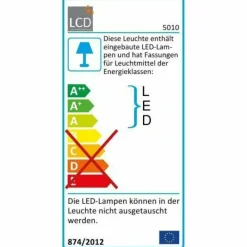 Applique murale d'extérieur LCD LED Acier inoxydable, 2 lumières