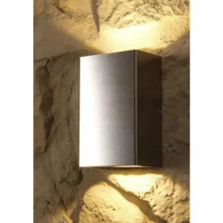 Applique murale d'extérieur LCD LED Acier inoxydable, 2 lumières
