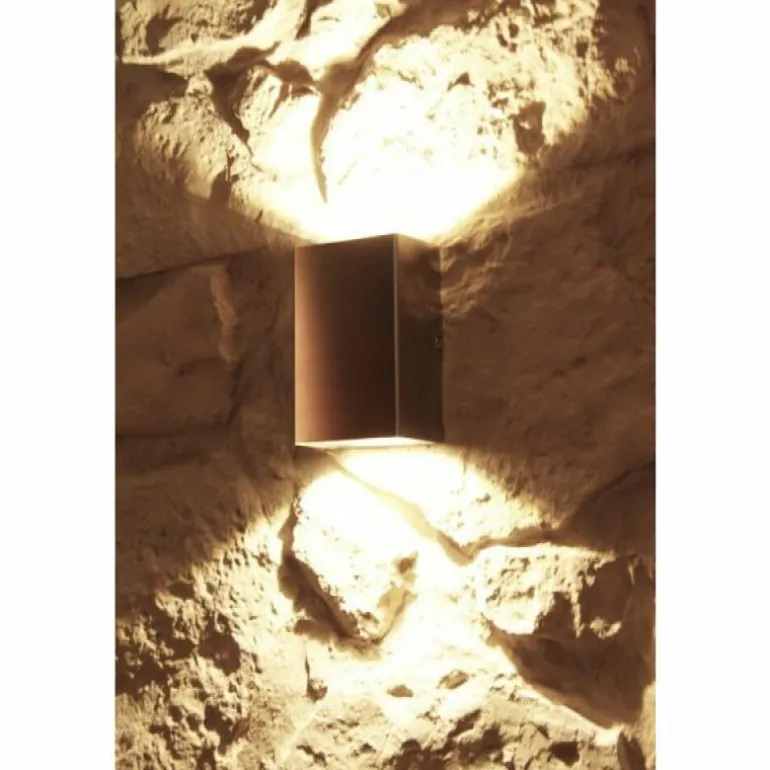 Applique murale d'extérieur LCD LED Acier inoxydable, 2 lumières