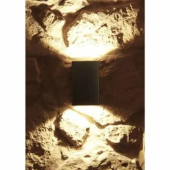 Applique murale d'extérieur LCD LED Acier inoxydable, 2 lumières