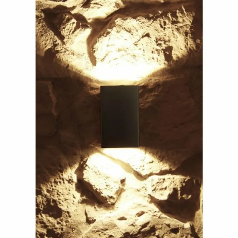 Applique murale d'extérieur LCD LED Acier inoxydable, 2 lumières