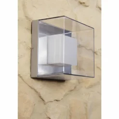 Applique murale d'extérieur Konstsmide SANREMO LED Acier inoxydable, Transparent, 9 lumières