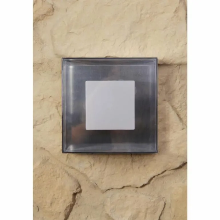 Applique murale d'extérieur Konstsmide SANREMO LED Acier inoxydable, Transparent, 9 lumières