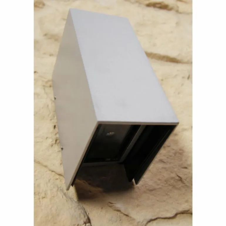 Applique murale d'extérieur Konstsmide CREMONA LED Acier inoxydable, 2 lumières