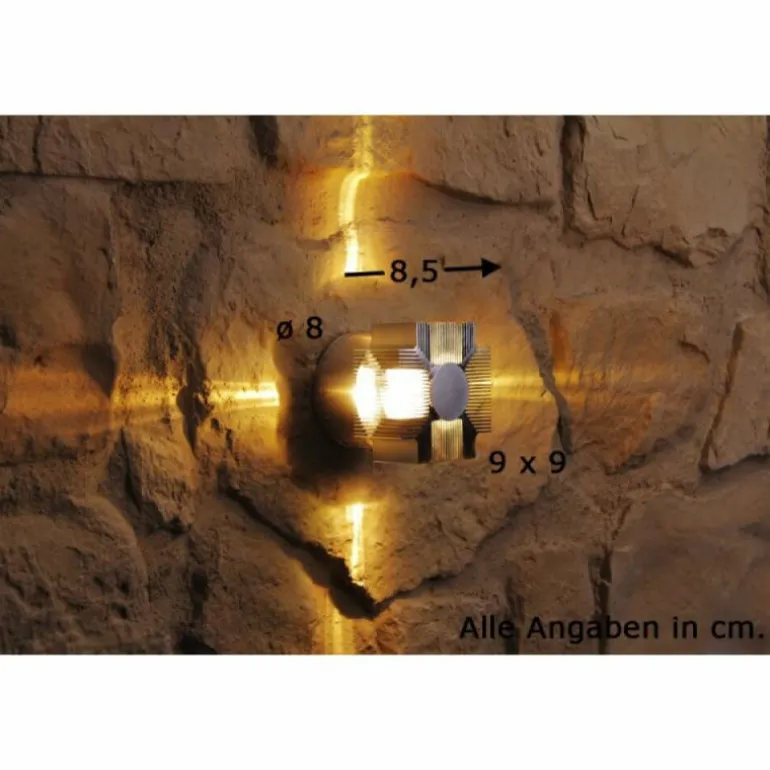 Applique murale d'extérieur Konstsmide Monza LED Acier inoxydable, 1 lumière