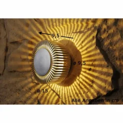 Applique murale d'extérieur Konstsmide LED Aluminium, Acier inoxydable, 1 lumière