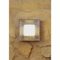 Applique murale d'extérieur Konstsmide LED Acier inoxydable, Gris, Transparent, 6 lumières