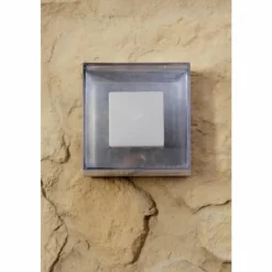 Applique murale d'extérieur Konstsmide LED Acier inoxydable, Gris, Transparent, 6 lumières