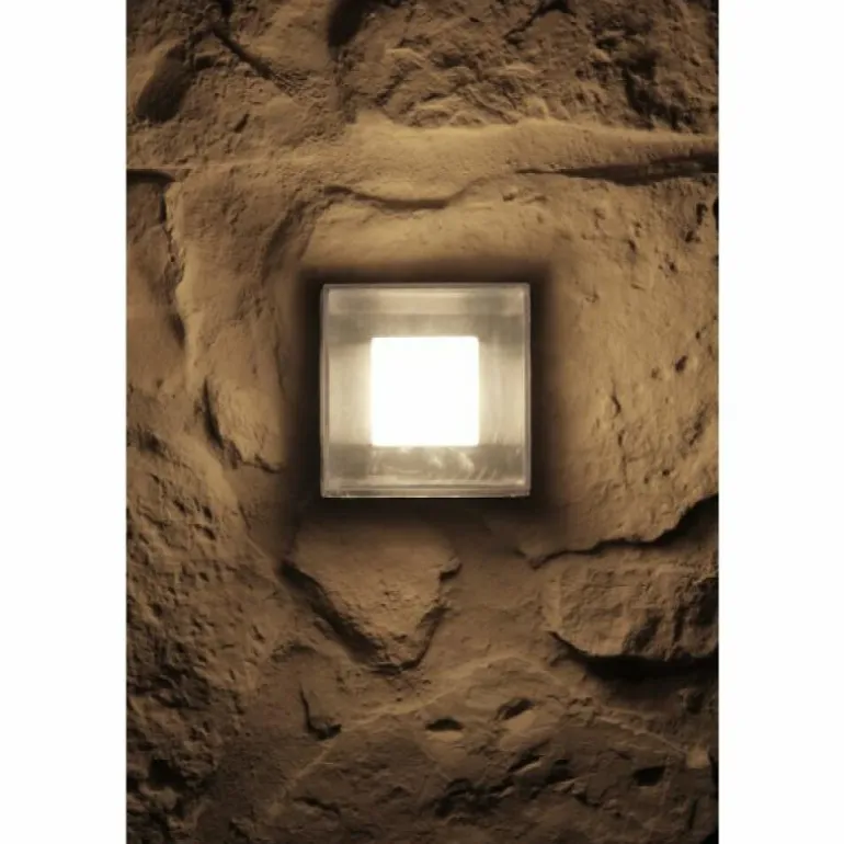 Applique murale d'extérieur Konstsmide LED Acier inoxydable, Gris, Transparent, 6 lumières