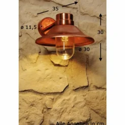 Applique murale d'extérieur Konstsmide LED Cuivre, 1 lumière