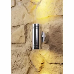 Applique murale d'extérieur Konstsmide Monza LED Aluminium, Acier inoxydable, 6 lumières