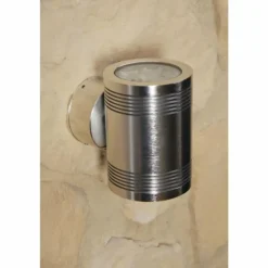 Applique murale d'extérieur Konstsmide Monza LED Aluminium, Acier inoxydable, 1 lumière