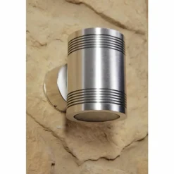 Applique murale d'extérieur Konstsmide Monza LED Aluminium, Acier inoxydable, 1 lumière