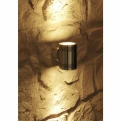 Applique murale d'extérieur Konstsmide Monza LED Aluminium, Acier inoxydable, 1 lumière