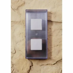 Applique murale d'extérieur Konstsmide LED Acier inoxydable, Gris, 1 lumière