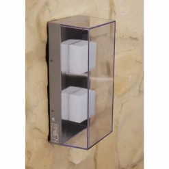 Applique murale d'extérieur Konstsmide LED Acier inoxydable, Gris, 1 lumière