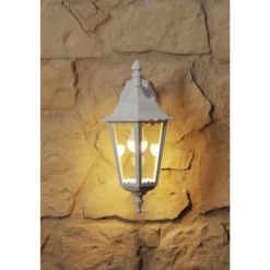 Applique murale d'extérieur Konstsmide FIRENZE Transparent, Blanc, 1 lumière