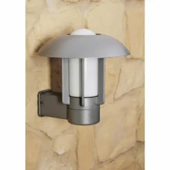 Applique murale d'extérieur Konstsmide HEIMDAL Acier inoxydable, Argenté, 1 lumière