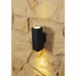 Applique murale d'extérieur Konstsmide MONZA Anthracite, Noir, 1 lumière