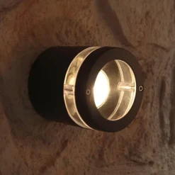 Applique murale d'extérieur LUTEC FOCUS Anthracite, 1 lumière