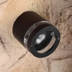 Applique murale d'extérieur LUTEC FOCUS Anthracite, 1 lumière