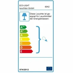 Applique murale d'extérieur LUTEC FOCUS Anthracite, 1 lumière