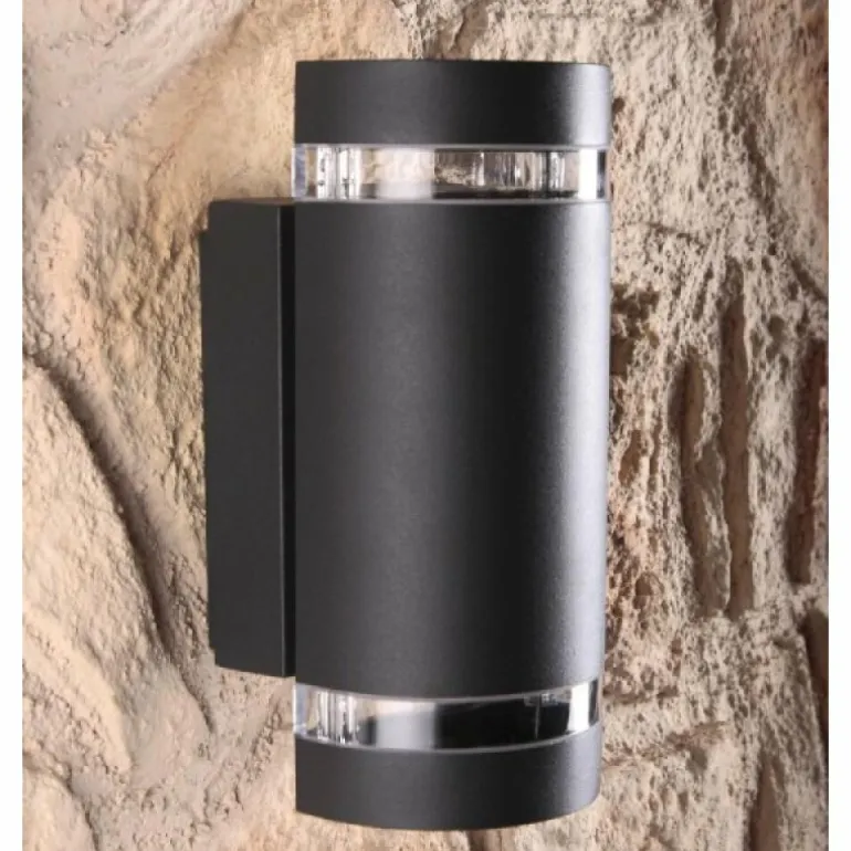 Applique murale d'extérieur LUTEC FOCUS Anthracite, 2 lumières