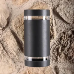 Applique murale d'extérieur LUTEC FOCUS Anthracite, 2 lumières