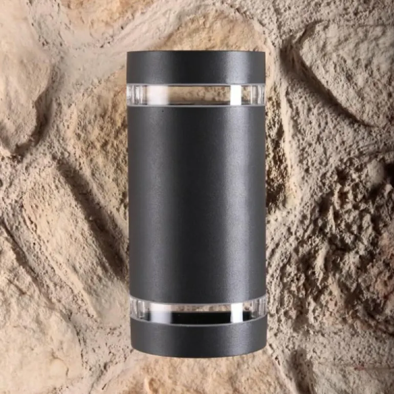 Applique murale d'extérieur LUTEC FOCUS Anthracite, 2 lumières