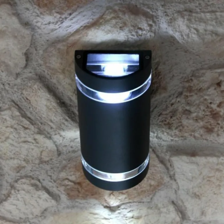 Applique murale d'extérieur LUTEC FOCUS Anthracite, 2 lumières