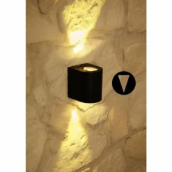 Applique murale d'extérieur Nordlux CANTO LED Noir, 2 lumières