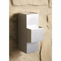 Applique murale d'extérieur Konstsmide MONZA LED Acier inoxydable, 2 lumières