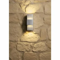 Applique murale d'extérieur Konstsmide MONZA LED Acier inoxydable, 2 lumières