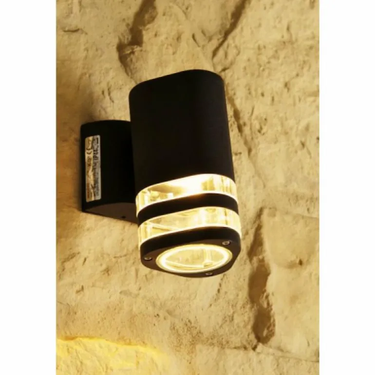 Applique murale d'extérieur Konstsmide MODENA Noir, 1 lumière