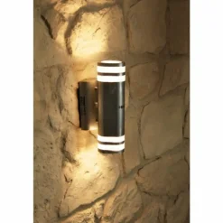 Applique murale d'extérieur Konstsmide MODENA Acier inoxydable, 2 lumières